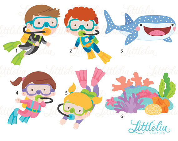 Diving clipart