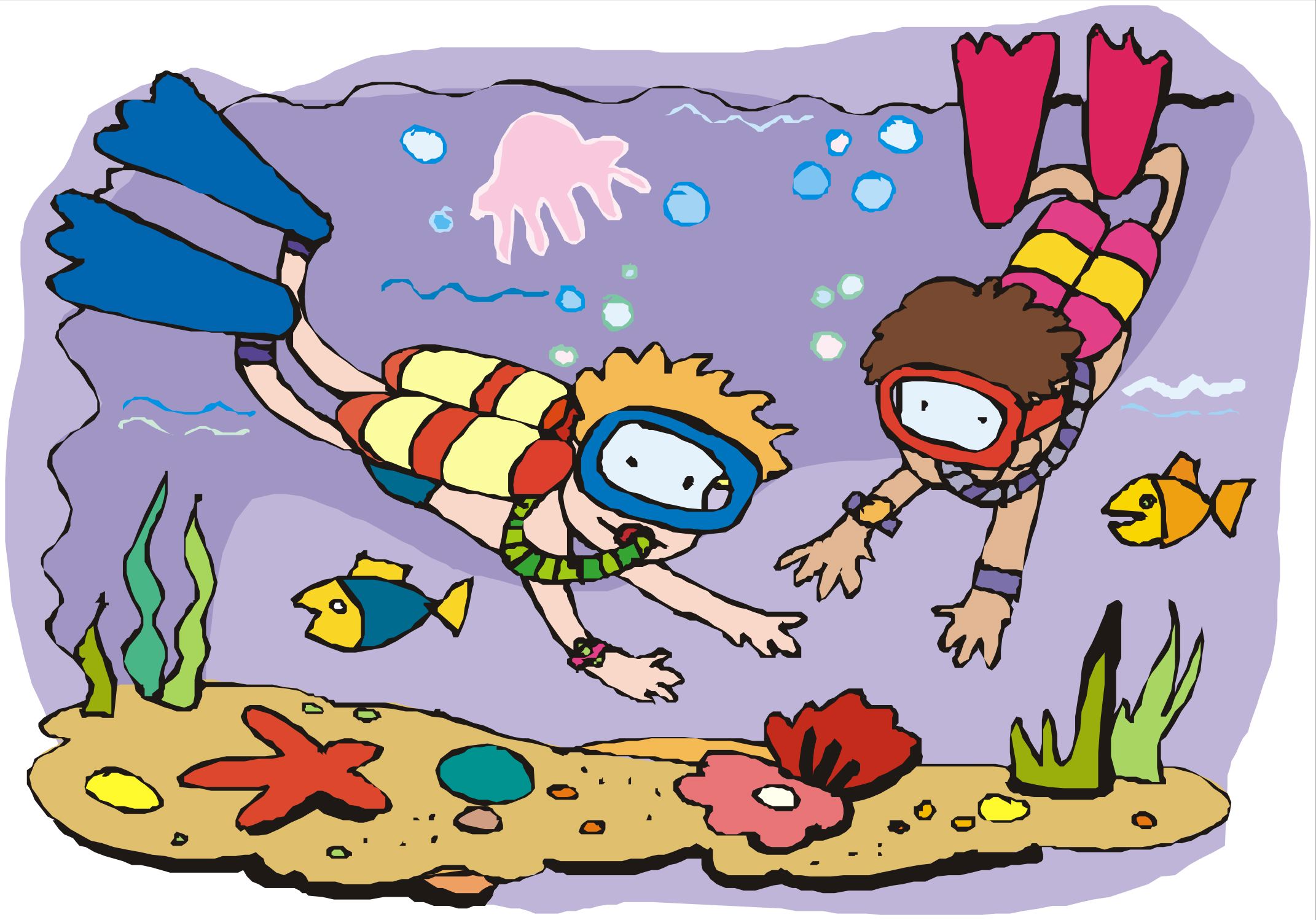 Free Cartoon Scuba Diver Pictures, Download Free Clip Art