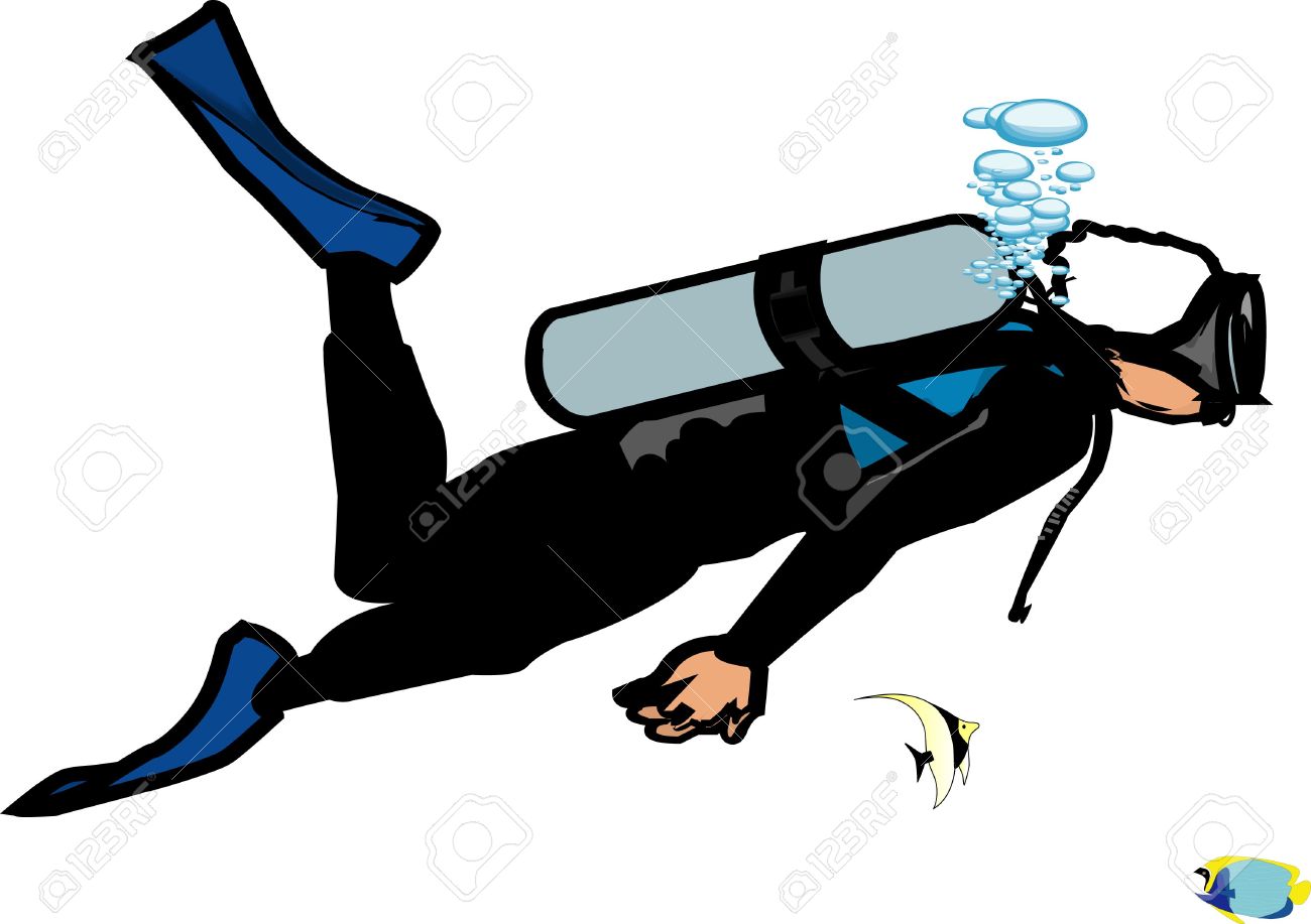 Collection of Scuba diving clipart