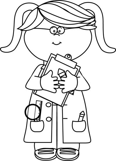 doctor clipart black and white