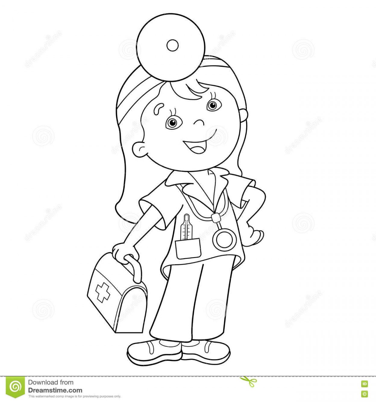 Learn All About Child Outline Coloring Page From This