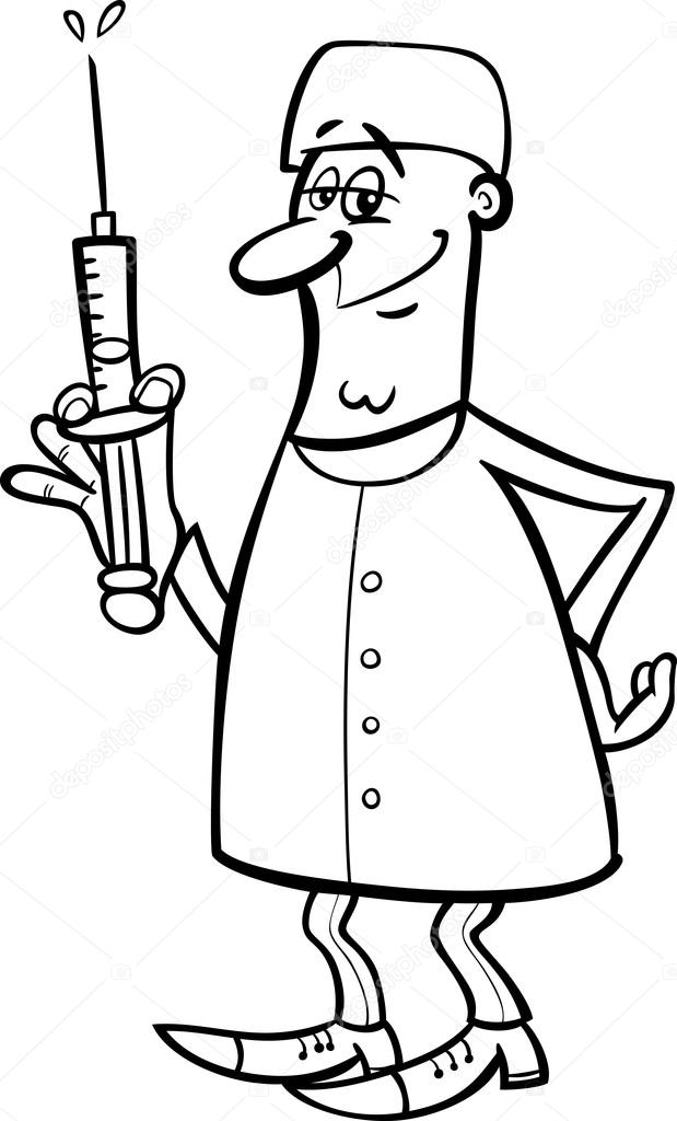 Doctor Clipart Black And White