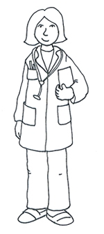 Black And White Clipart Of Doctor