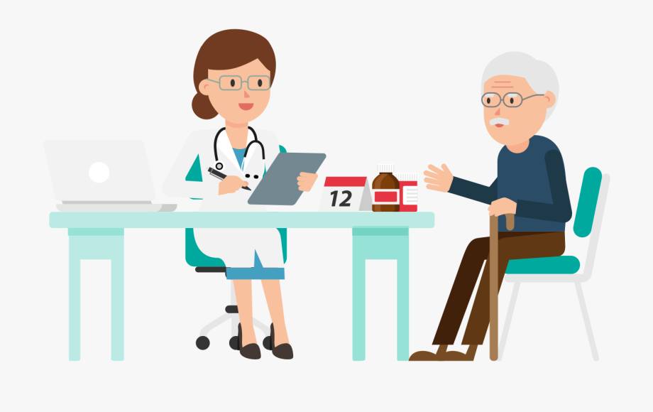 Doctor Talking To Patient Clipart