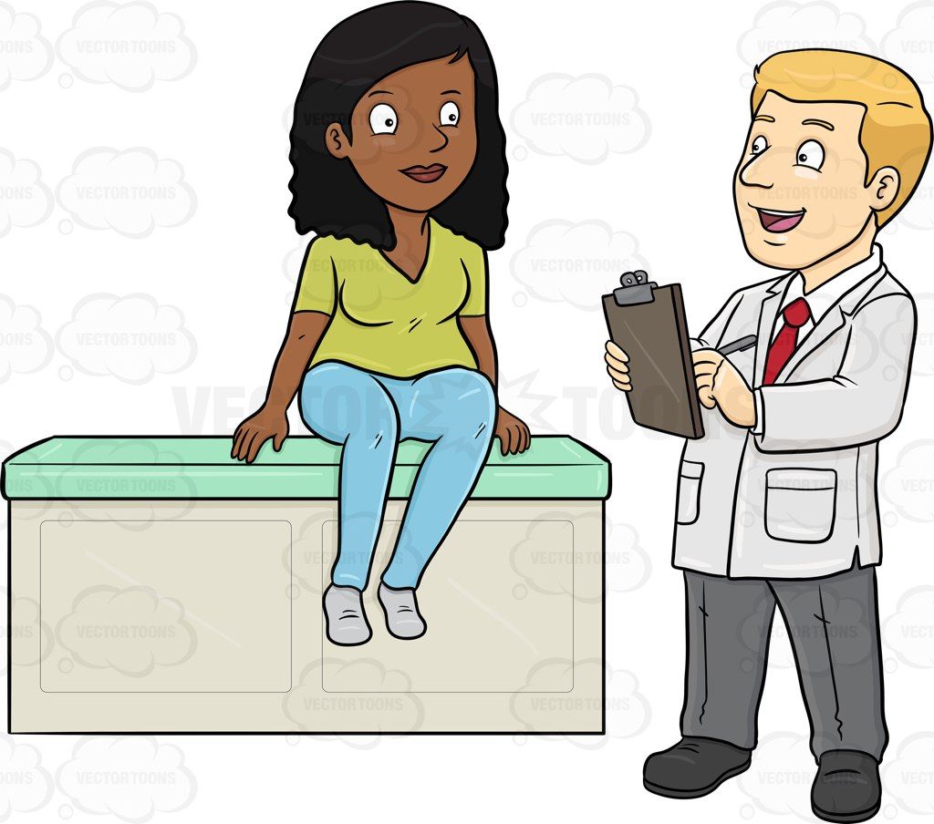 Image result for doctor and patient talking clipart
