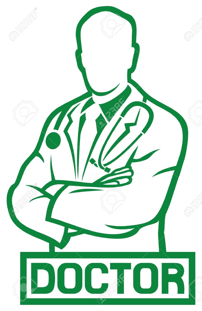 Doctor clipart silhouette