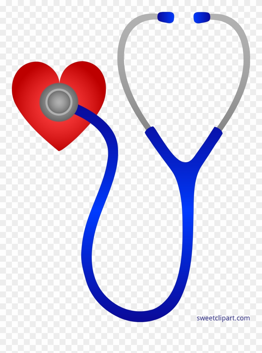 Doctors Stethoscope With Heart Clip Art Clipart