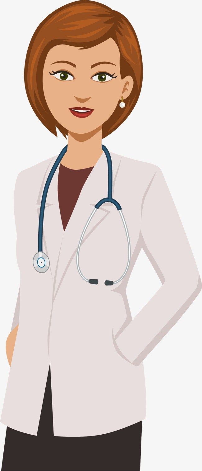 Woman doctor clipart