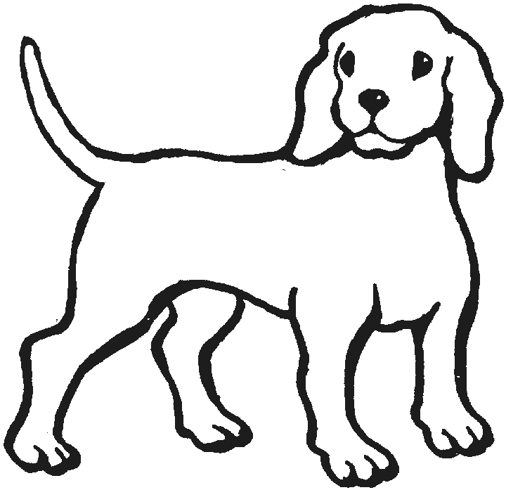 Free Black And White Dog Clipart, Download Free Clip Art