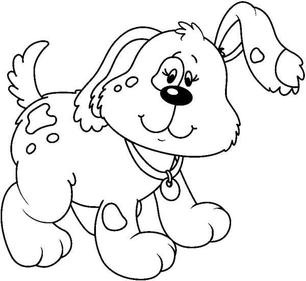 Gallery For Dog Black And White Clipart