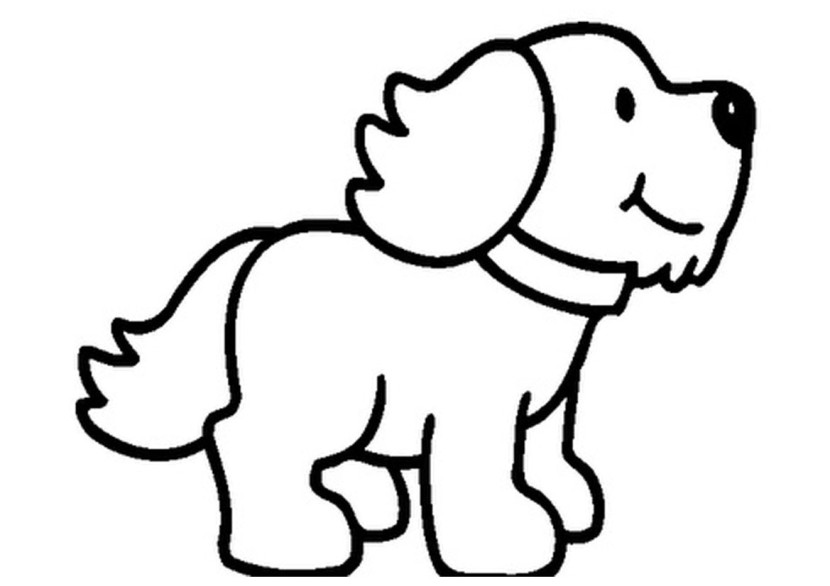 Dog black and white puppy clipart black and white