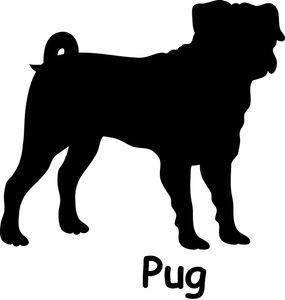 Free Pug Dog Clip Art Image