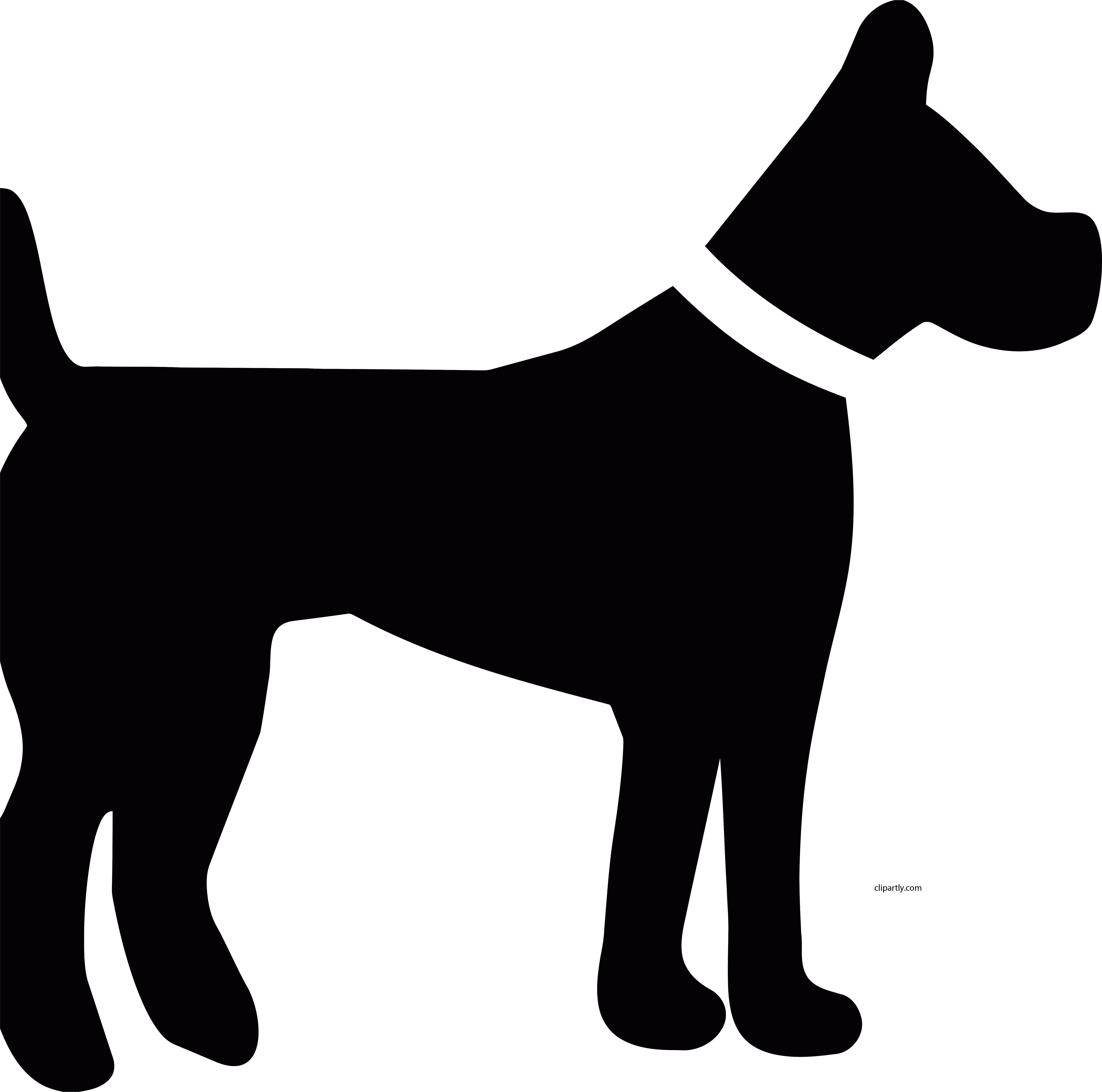 HD Dog Clipart Image Gallery Black Color Png