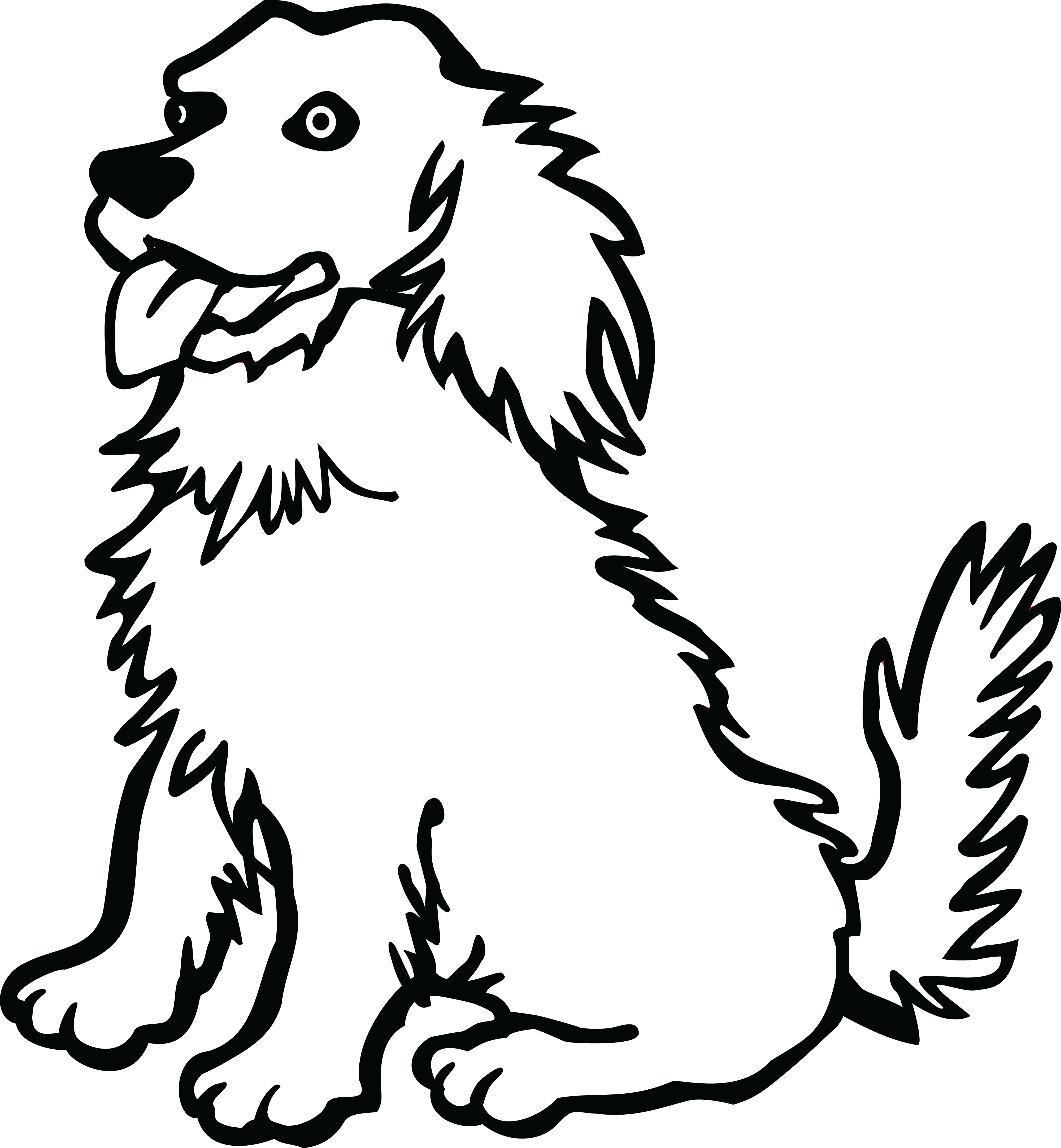 Pet clipart black and white, Pet black and white Transparent