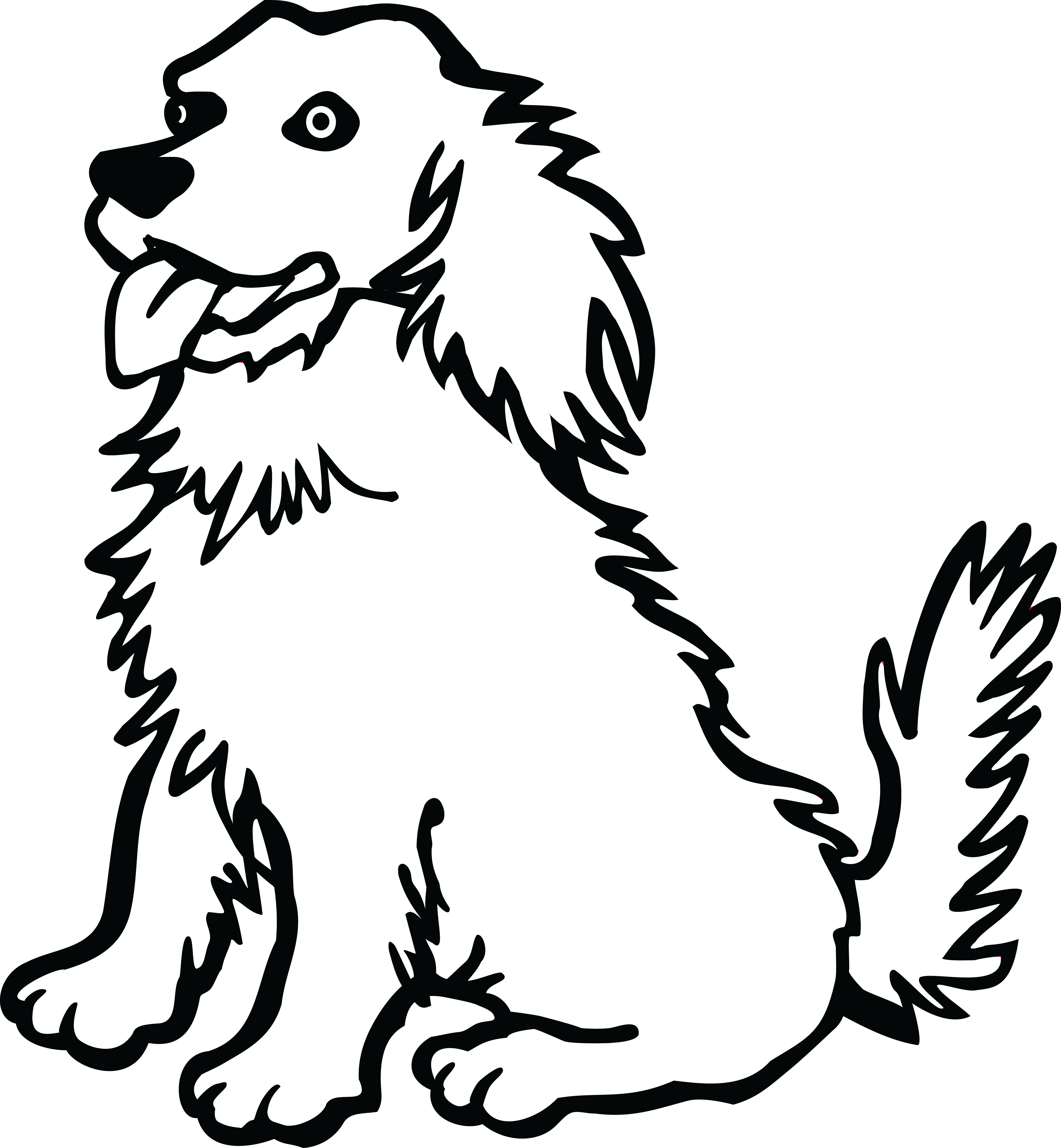 Pet clipart black.