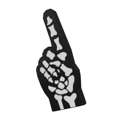 Skeleton Foam Finger