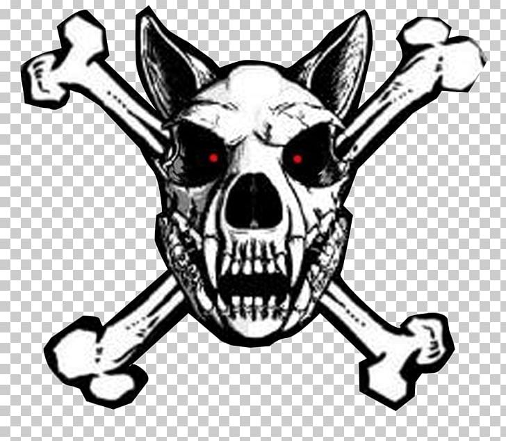 Police Dog Skull And Crossbones PNG, Clipart, Artwork, Black