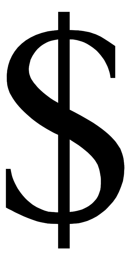 Free Black Dollar Sign, Download Free Clip Art, Free Clip