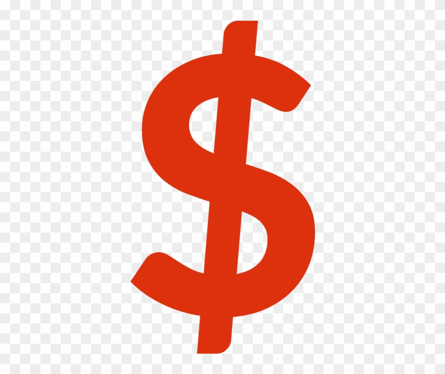 Red Dollar Sign Png