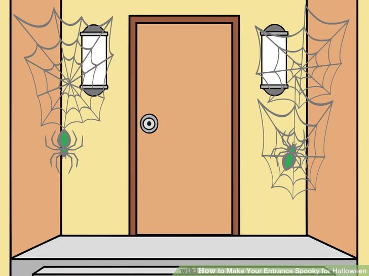 Free spooky door.
