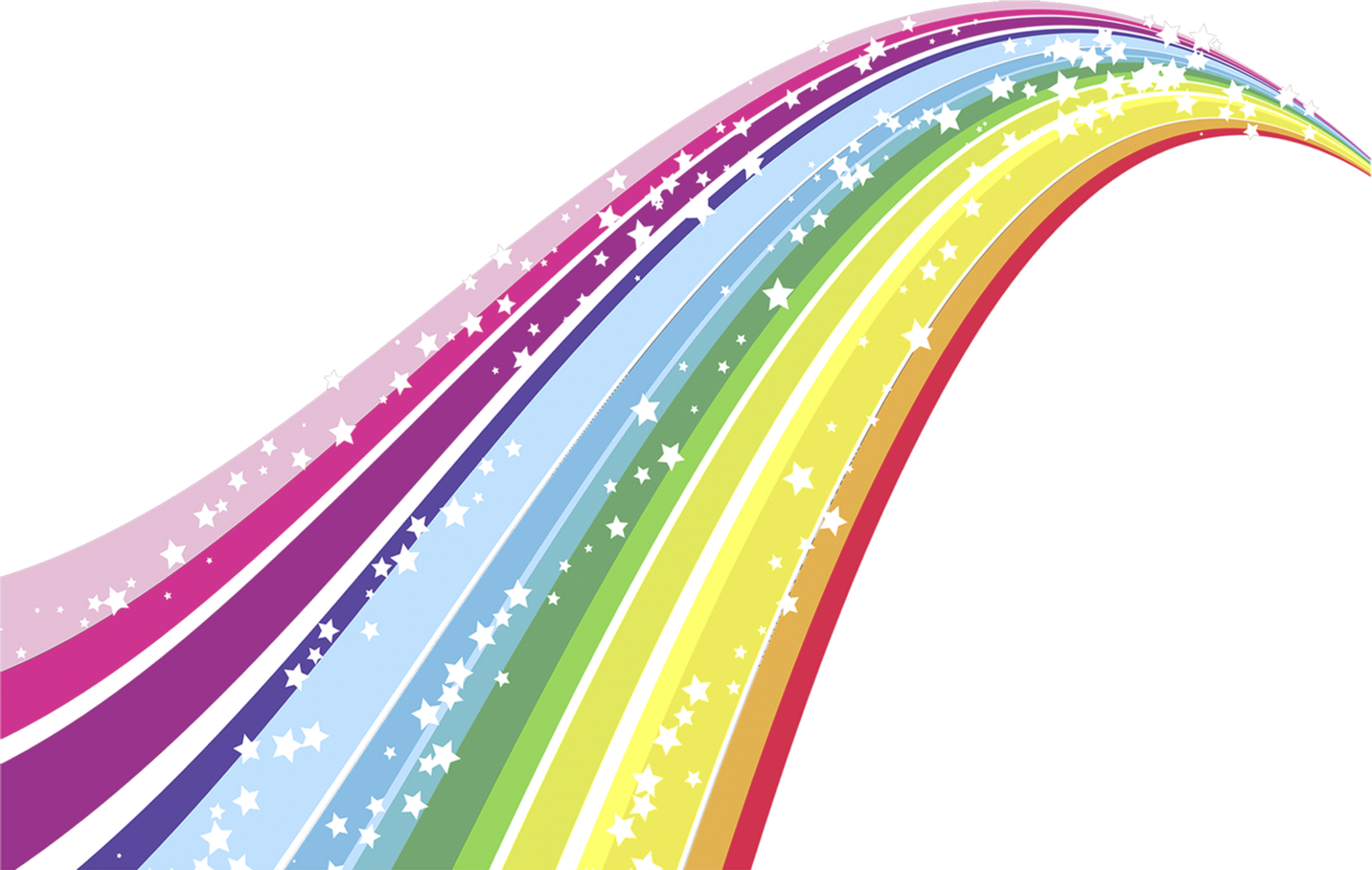 dotted line clipart rainbow