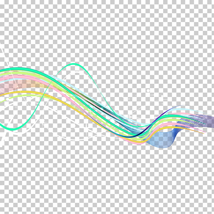 Rainbow Lines Color Curve, rainbow lines, multicolored