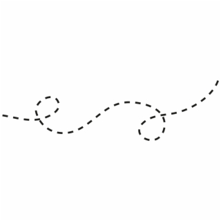 dotted line clipart swirly