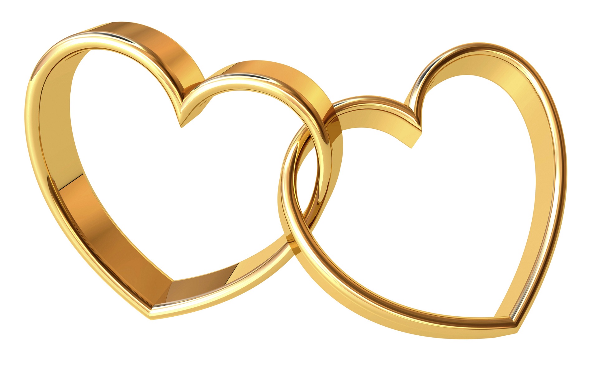 Gold heart clip.