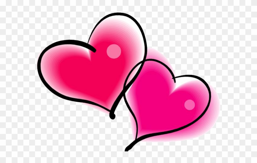 Heart Clipart Clipart Pink Double Heart