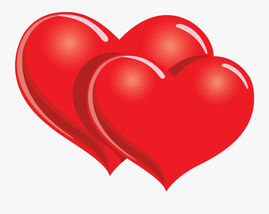 double heart clipart valentine