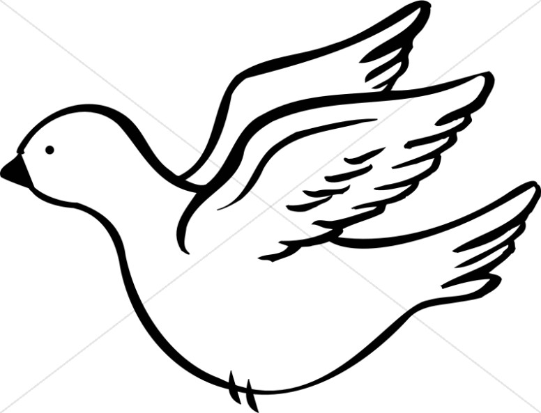 Sweet dove clipart.