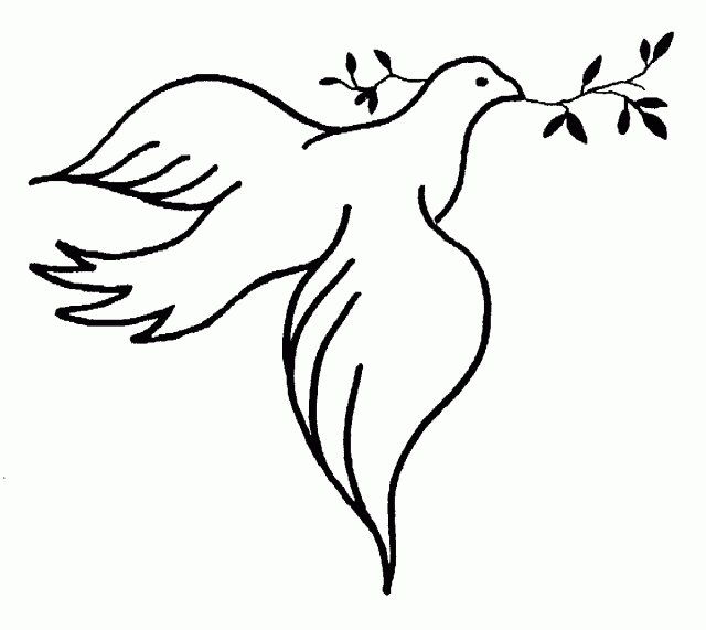 Drawings doves clipart.