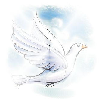 dove clipart funeral