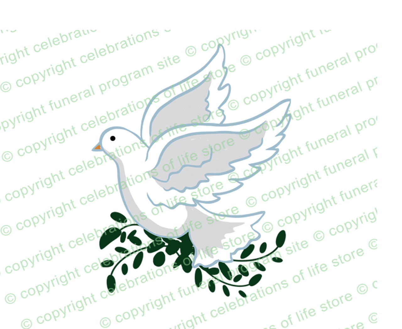 White dove funeral.