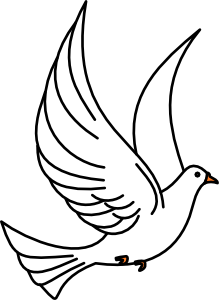 Flying Dove PNG, SVG Clip art for Web