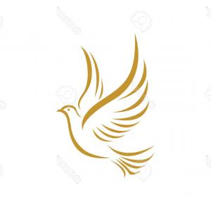 Dove clipart gold, Dove gold Transparent FREE for download