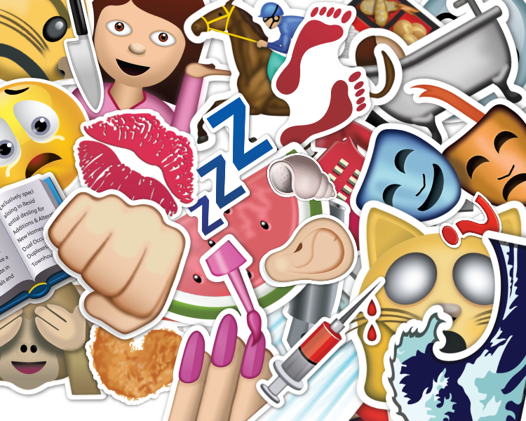 Emoji sticker pack.