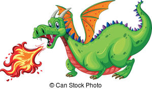 Dragon stock illustrations.