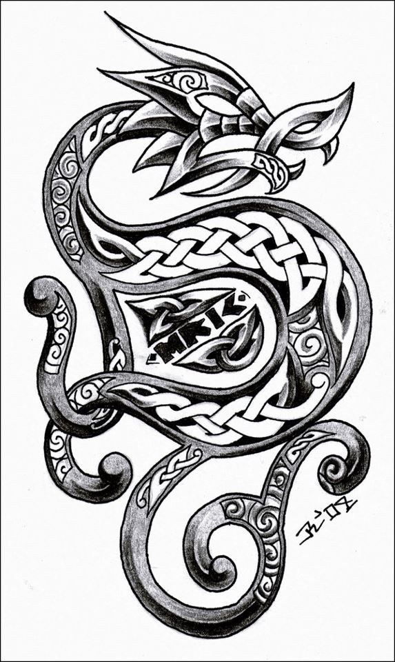 Tribal dragons for.