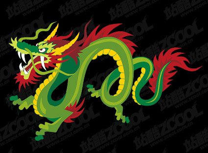 Free Color Chinese dragons Clipart and Vector Graphics