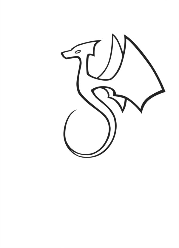 Free Simple Dragon, Download Free Clip Art, Free Clip Art on