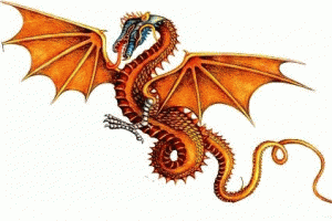 Fierce dragon clipart