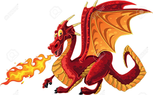 Fire Breathing Dragon Clipart
