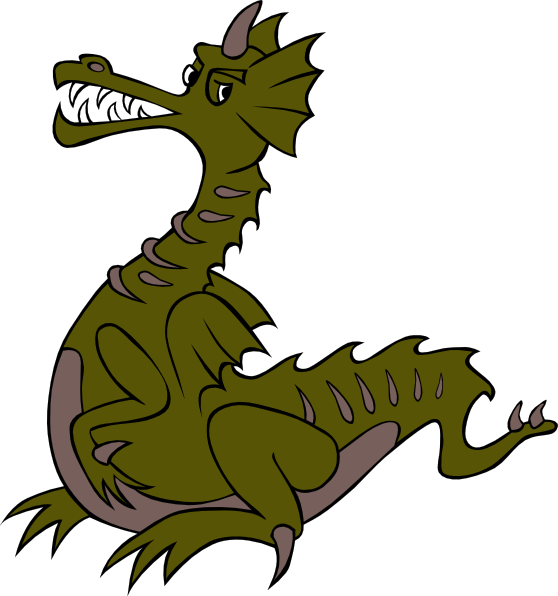 Clipart dragon medieval.