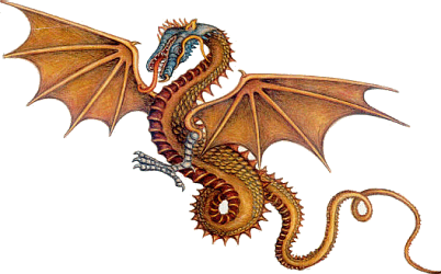 Medieval dragon clipart.