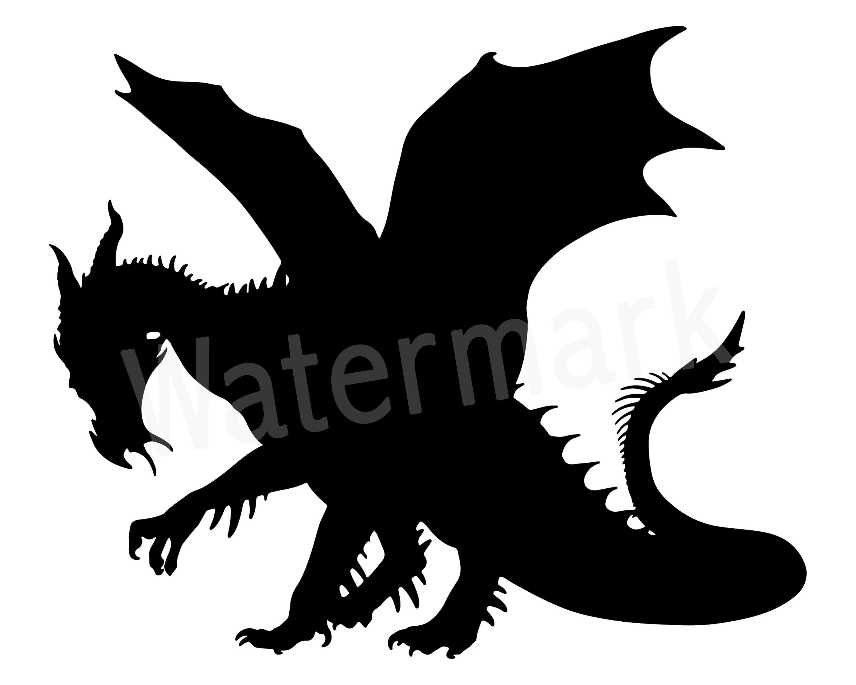 Dragon SVG, Mythical Creature, Fire Breathing, Zodiac Animal