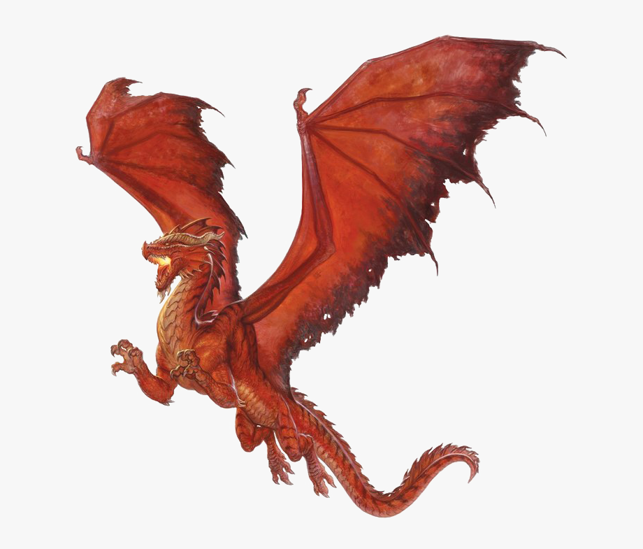 Red dragon png.
