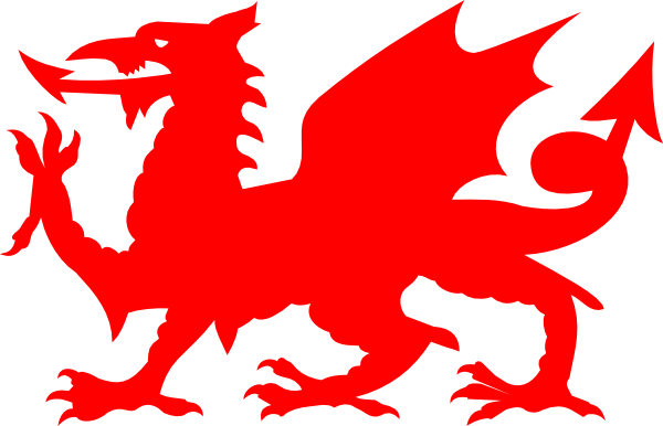 Welsh red dragon.