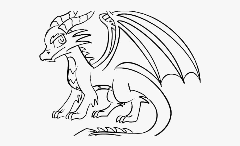 Chinese Dragon Clipart Outline