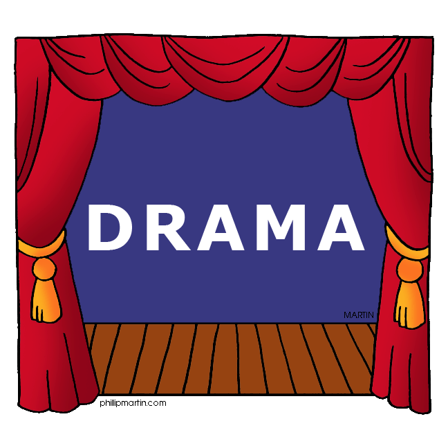 drama clipart word
